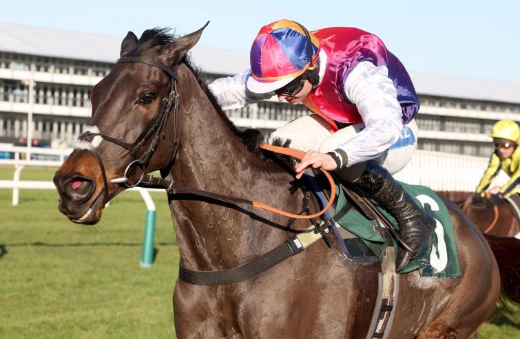 Sean Bowen aboard Haiti Coulers to win 2025 Irish Grand National